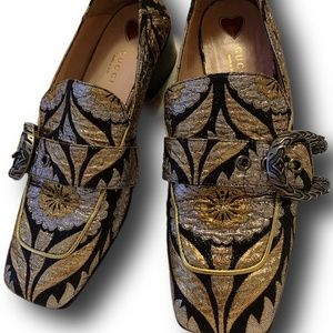 Gucci Dionysus Brocade  Loafer Size 8 100% Authentic